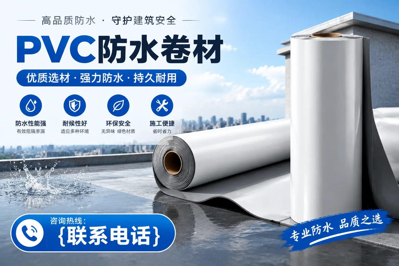 PVC防水卷材的选购技巧与注意事项,助您在抚州找到合适产品